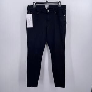 Daily / Ritual Sz 32S Black Skinny Jeans Premium Stretch Denim Womens NEW NWT